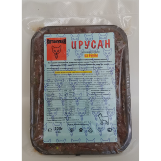  Крупномолотый фарш из рыбы для кошек всех пород (нестерилизованных) (220г) 